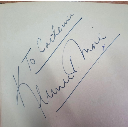 248 - Autograph book containing a good collection of mainly British celebrities to include Tommy Cooper, T... 