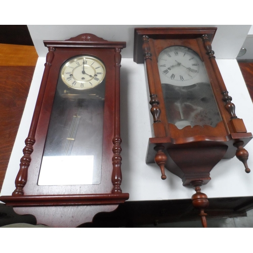 267 - Two wall hanging clocks (2)