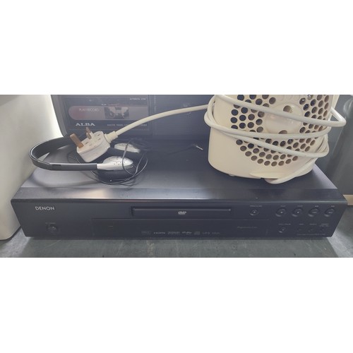 361 - Collection of electricals including a Denon DVD player (Qty)