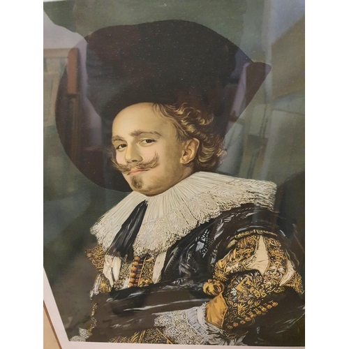 99 - Fine quality print of the Laughing Cavalier in good quality frame