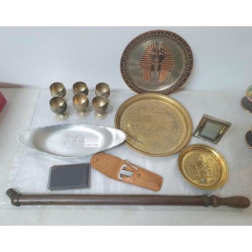 130 - Collection of metalware items