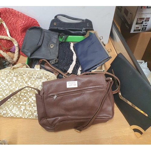 189 - Collection of ladies handbags