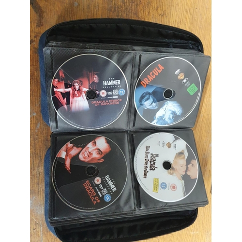 238 - Cased collection of CDs, mainly horror films