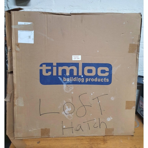 250 - As new, Timloc roof hatch