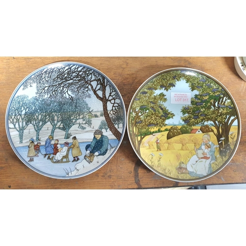 317 - Pair of Villeroy & Bosch decorative plates (2)