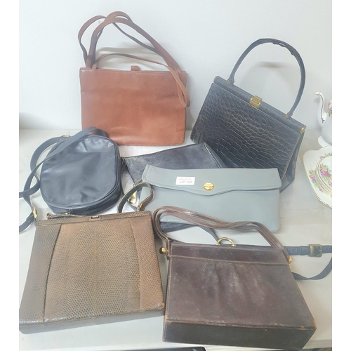 382 - Collection of vintage ladies handbags including Fassbender etc (Qty)