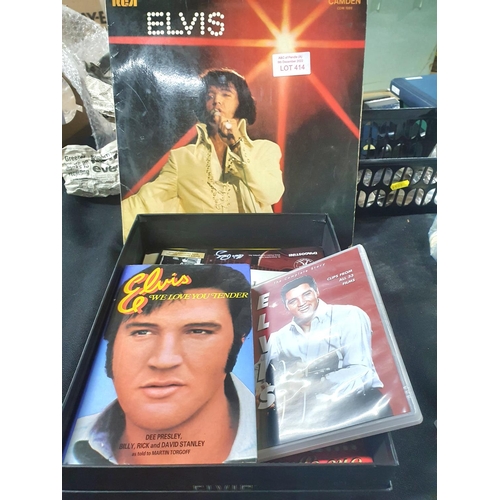 414 - Quantity of Elvis Presley items (Qty)