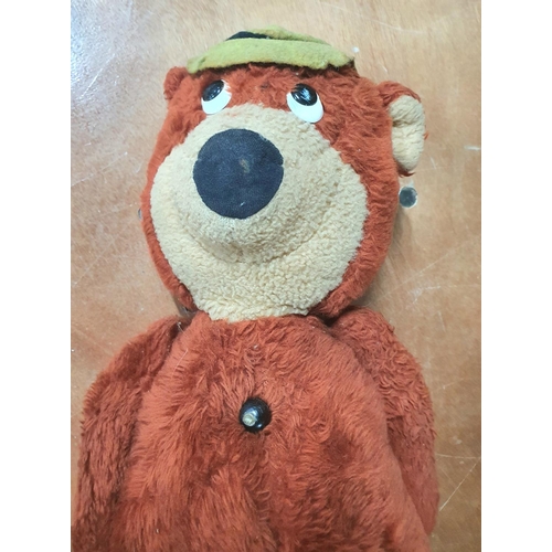 763 - Vintage talking Yogi Bear doll