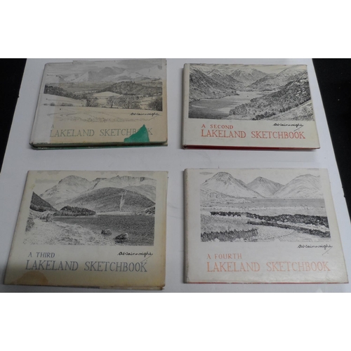 804 - Five Alfred Wainwright, Lakeland sketchbooks (5)