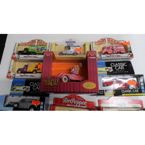 966 - Collection of boxed die cast cars and vans (Qty)