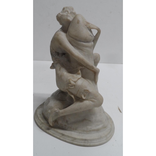 979 - Bruno ZACH (1891-1935) erotic marble sculpture 