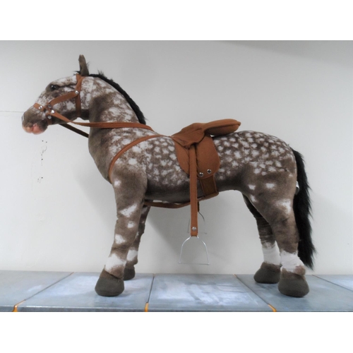 991 - Childs over-sized stuffed horse that makes horse sounds,

Approx 75 cm tall