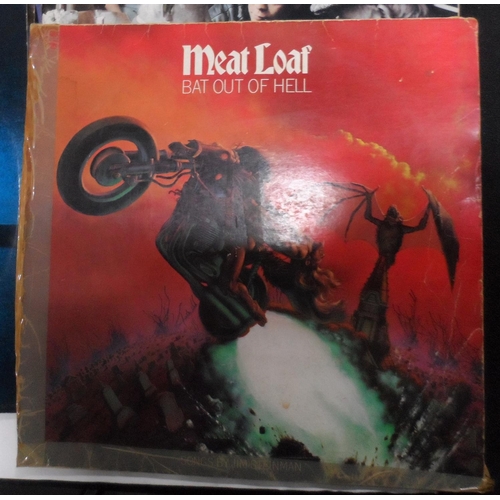 1001 - Small collection of LPs including Meat Loaf, Dire Straits etc (Qty)