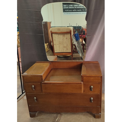 1188 - Vintage dressing table and mirror