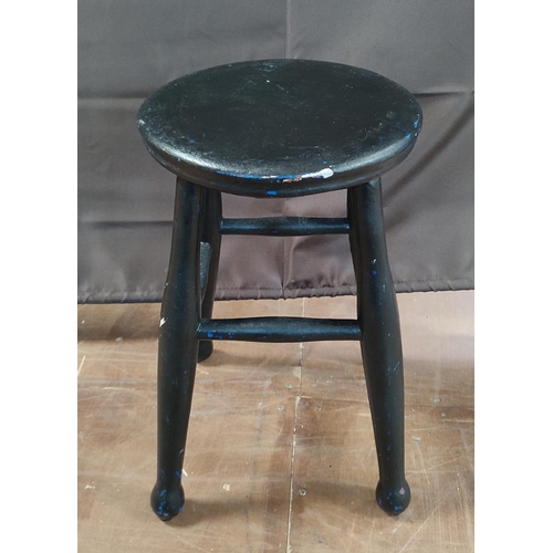 1235 - Painted Oak stool