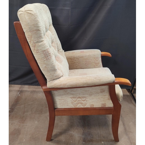 1238 - Modern upholstered armchair