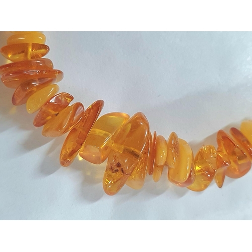 29 - Ladies butterscotch amber necklace