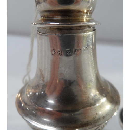 1 - Birmingham silver salt and pepper,

45.7 grams