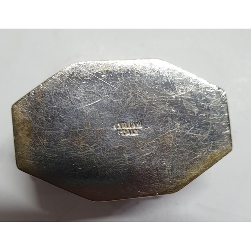 9 - Fine quality, Italian silver pill box