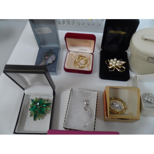 19 - Quantity of fine quality, as new, ladies brooches (Qty)