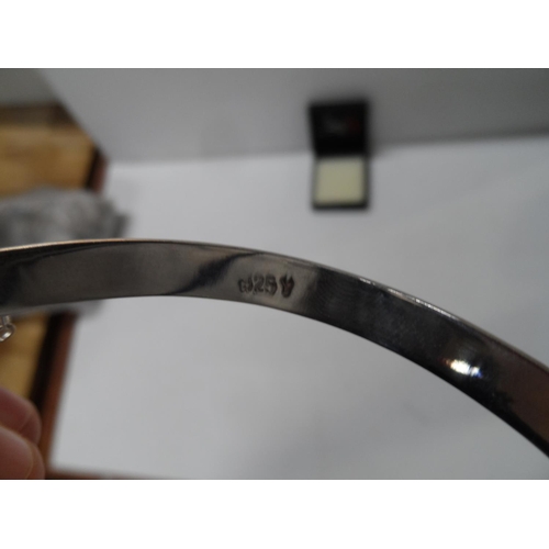 55 - Cased Lucy 2 925 silver ladies bracelet