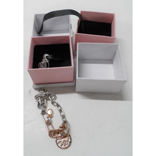 71 - Pandora bracelet together with Pandora charm, both with Pandora boxes (2)