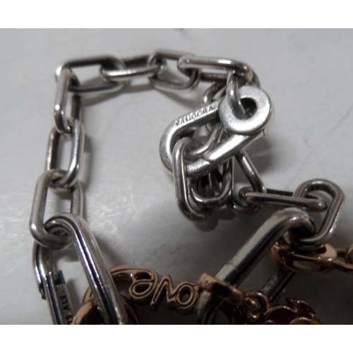 71 - Pandora bracelet together with Pandora charm, both with Pandora boxes (2)