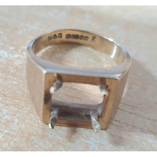 92 - 9ct gold shank and other scrap marked gold (4.6 grams) togther with other unmarked gold coloured scr... 