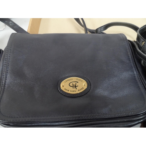 125 - Four designer handbags, mostly unused, as new, including Guess (4)