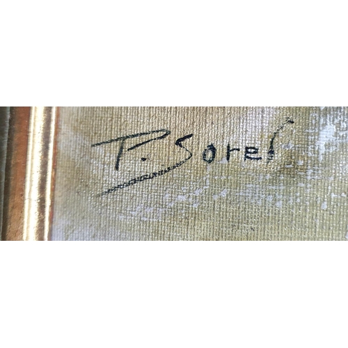 133 - Pierre SOREL (French born 1938) 1960s/70s oil on canvas, 