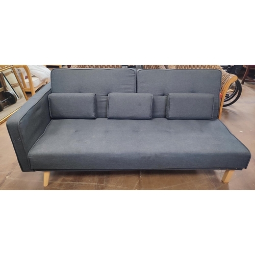 454 - Modern futon and cushions