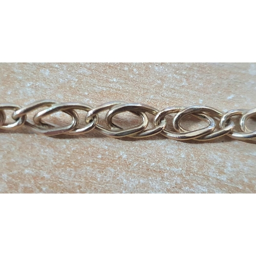 58 - Good quality 9ct gold chain,

7.6 grams          46 cm long