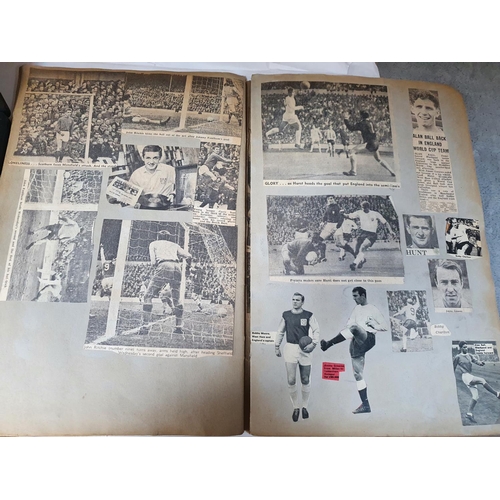 113 - Official England 1966 football world cup scrap album