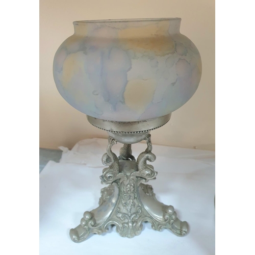 169 - Collection of mainly vintage items to include a finely cast white metal and glass candle holder with... 