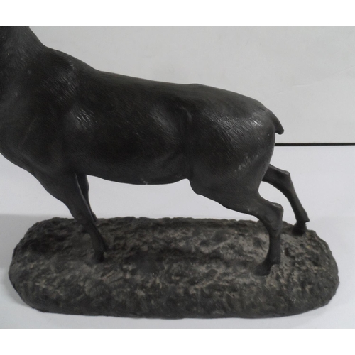 265 - Bronzed Stag, 

35 cm long