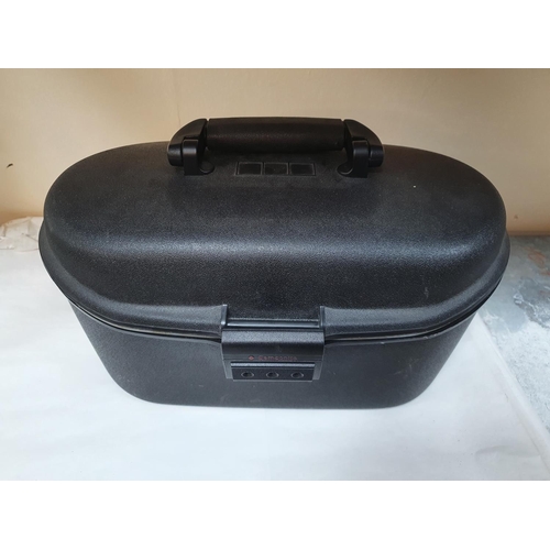 93 - Samsonite, hard cased numbered jewellery number lock carry case, as new with instructions