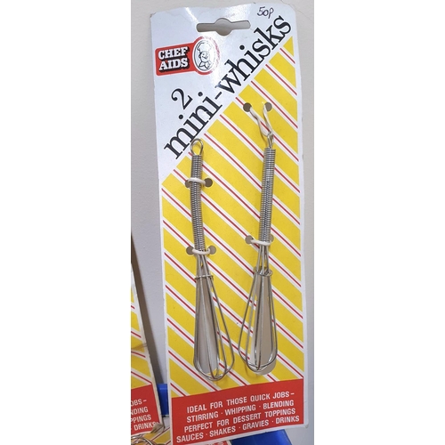 1222 - Box full of Chefs aid whisks (Qty)

Basket not included