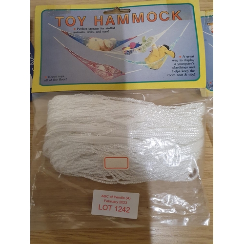 1242 - Three, as new, toy hammocks (3)