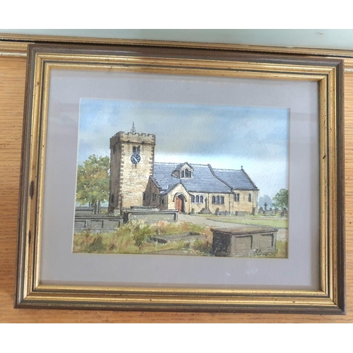 1333 - Two framed watercolours (2)