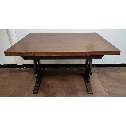 649 - Mid-century extending dining table