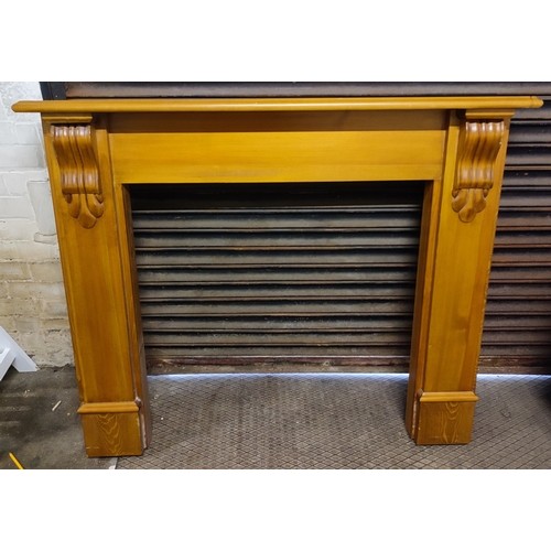 663 - Pine fire surround