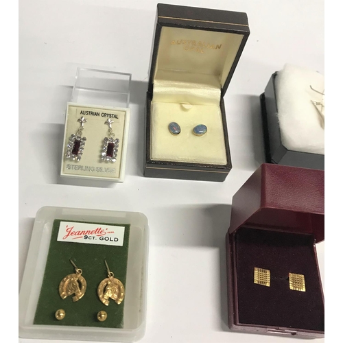 217 - Large quantity of boxed Gold and Silver earrings (Qty)