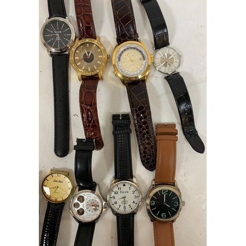 260 - Collection of 12 gents wristwatches including a Mini & Eiger examples (12)