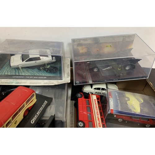 361 - Large collection of die-cast cars etc including 007 and Corgi etc (Qty)