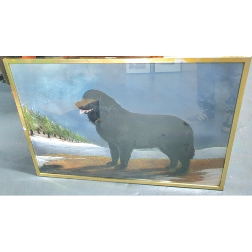 422 - Two large Anne Nield 1980s pastel dog studies (2)

Both framed