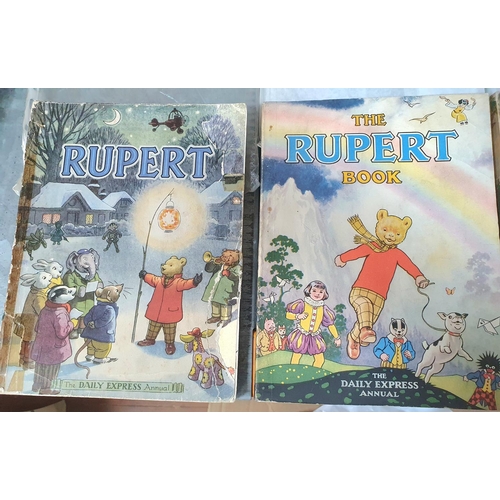 40 - Five 1940s Rupert the Bear annuals, 1945-1949 (5)