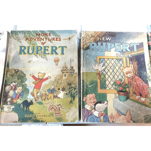 40 - Five 1940s Rupert the Bear annuals, 1945-1949 (5)