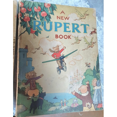 40 - Five 1940s Rupert the Bear annuals, 1945-1949 (5)