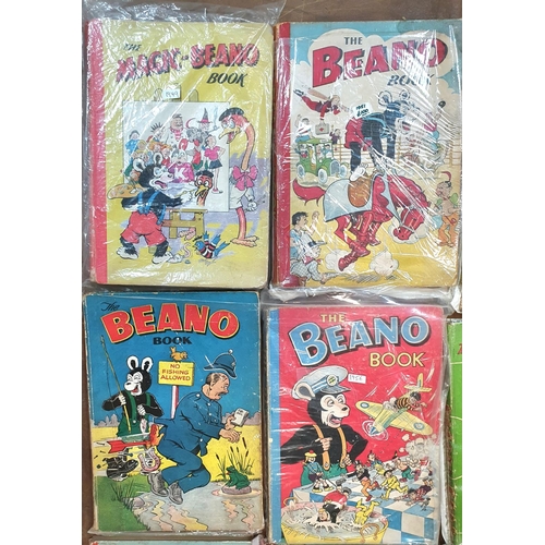 43 - The Beano annuals, all but one year 1949-1961 together with the 1973 annual and the 5th August 1950 ... 