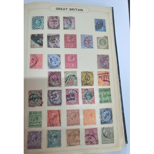 60 - Simplex stamp album containing a good collection of GB Victoria & early 20thC mounted used and early... 